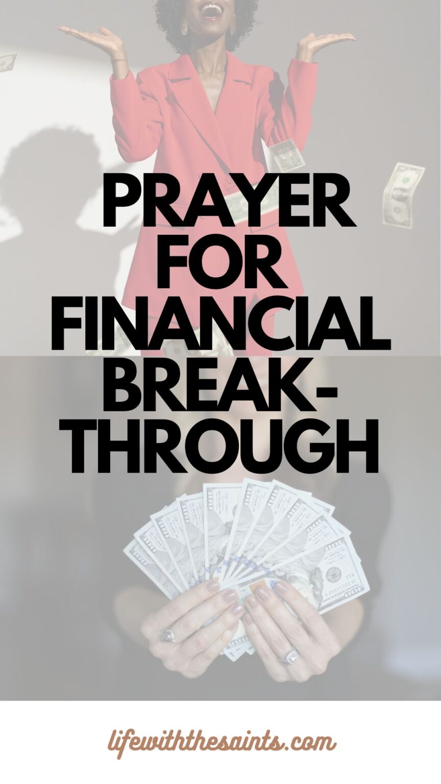 Prayer for Financial Breakthrough - Life with the Saints